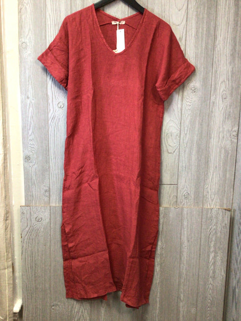 Francesca Bettini Linen Dress Size Small New